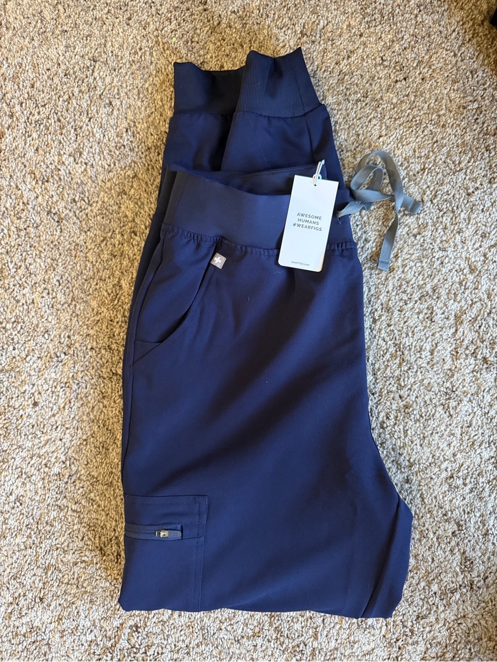 NWT FIGS high waisted Zamora jogger scrub pants